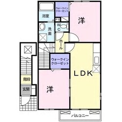 フリーデＡ棟の物件間取画像